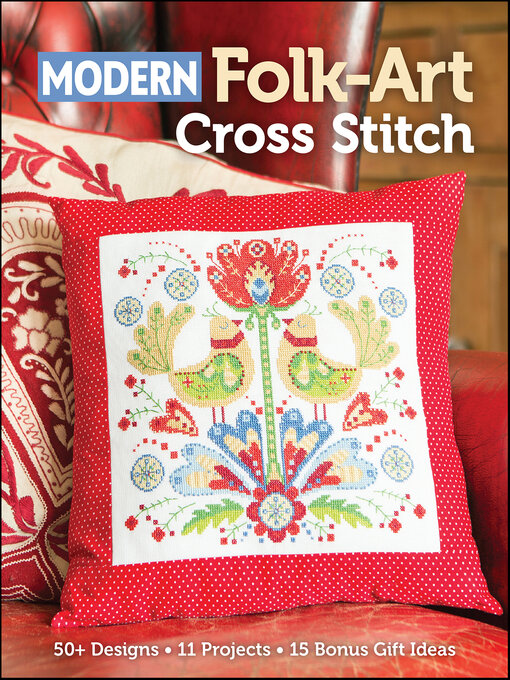 Title details for Modern Folk-Art Cross Stitch by Immediate Media - Wait list